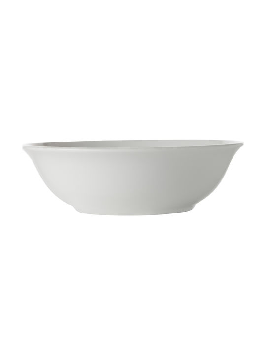 Maxwell & Williams Basics Μπωλ Σερβιρίσματος Δημητριακών Στρογγυλό από Πορσελάνη White με Διάμετρο 17.5εκ.