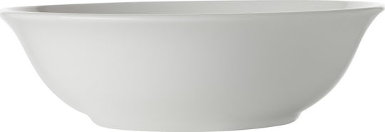 Maxwell & Williams Basics Müslischüssel Rund aus Porzellan White mit Durchmesser 17.5cm