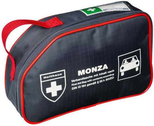 Holthaus Medical Monza Φαρμακείο Πρώτων Βοηθειών Αυτοκινήτου Τσαντάκι με Εξοπλισμό