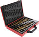 Kraft & Dele Set of 170 Drills HSS Titanium with Cylindrical Shank for Metal