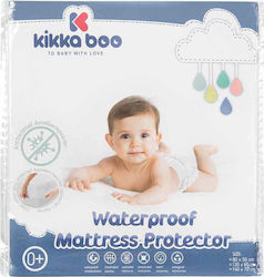 Kikka Boo Waterproof Baby Crib Mattress Protector Antibacterial with Envelope Cover 60x120+15εκ.