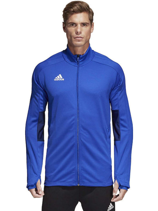 Adidas Condivo 18 Jachetă cu fermoar pentru bărbați Albastră