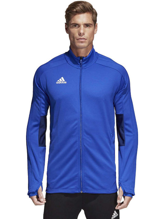 Adidas Condivo 18 Men's Sweatshirt Jacket Blue