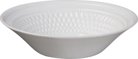 Luminarc Alizee Serving Bowl Round made of Porcelain White with Diameter 18cm