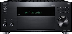 Onkyo TX-RZ840 Home Cinema Radio Amplifier 4K with HDR and Dolby Atmos 9.2 Channels 130W/8Ω 180W/6Ω Black