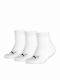 PUMA Дълги детски спортни чорапи Quarter Бели 3 Чифта