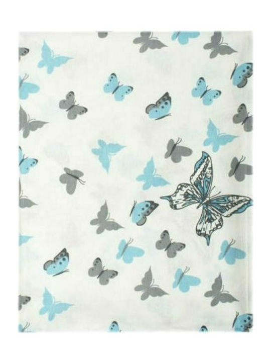 Dimcol Butterfly Kids Cotton Pillowcase 50x70cm 56 Sky Blue 1925813107205682