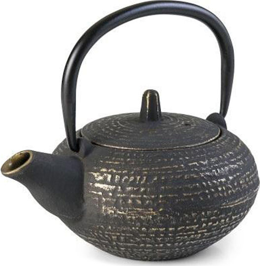 Ibili Teapot with Filter Cast Iron Black 400ml