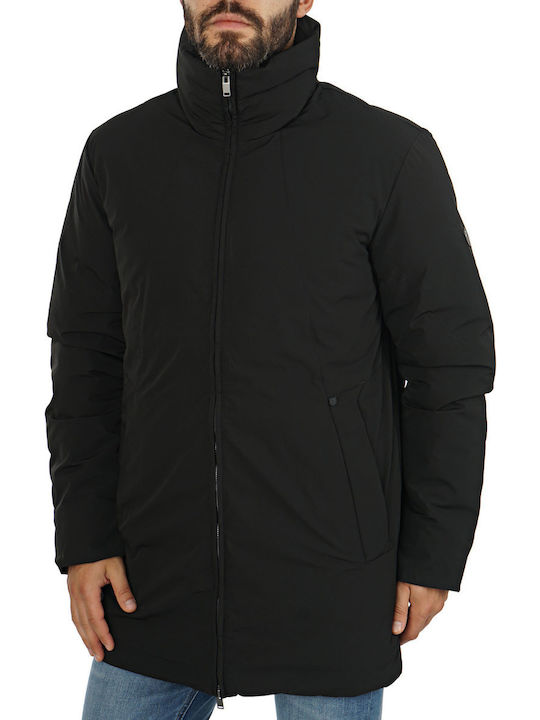 Jack & Jones Herren Winter Jacke Lässig Schwarz