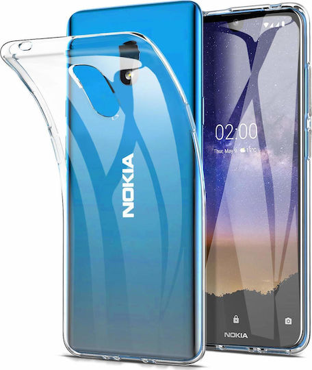 Umschlag Rückseite Silikon Transparent (Nokia 2.2)