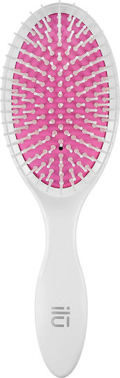 Ilu Hair So Touchable Oval Detangling Brush Βούρτσα Μαλλιών Λευκή