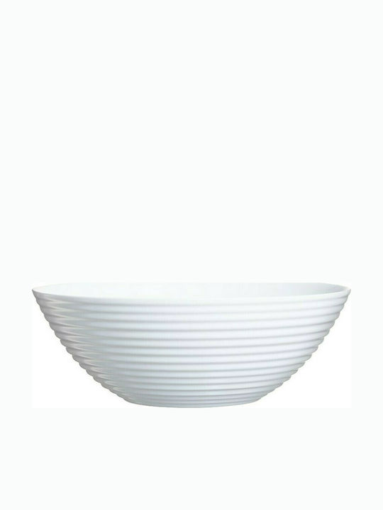 Luminarc Harena Müslischüssel Rund aus Porzellan White mit Durchmesser 16cm 1Stück