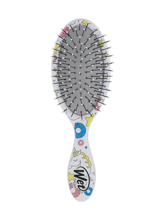 Wet Brush Perie de păr pentru copii Unicorn - Licornă Alb