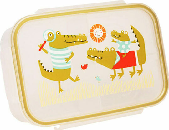 Sugar Booger OLivie Gator Good Lunch Bento Box Πλαστικό Παιδικό Δοχείο Φαγητού Διάφανο