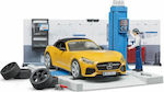 Bruder Σετ με Αυτοκίνητο Service Workshop για 4+ Ετών
