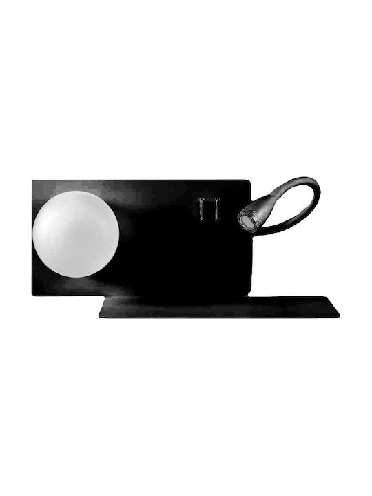 Ideal Lux Book Lamp Wall Black 54x17.5x15cm