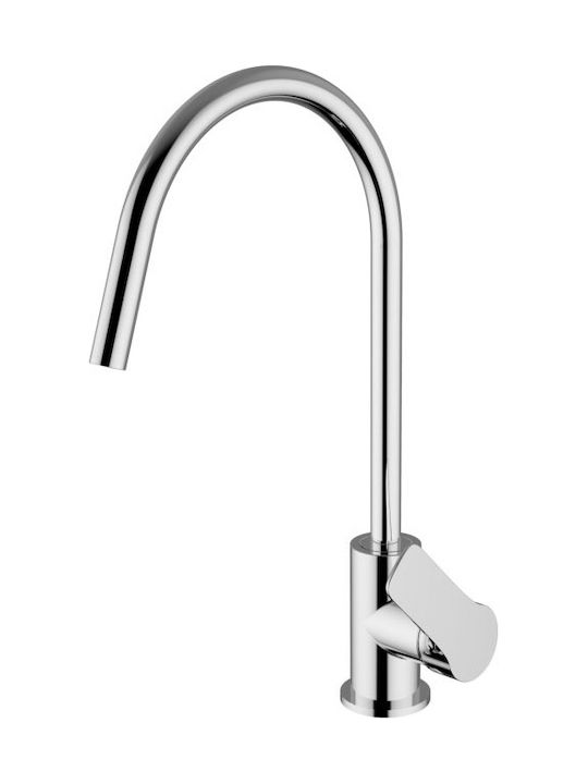 Ottone Meloda Vera Kitchen Faucet Counter Silver