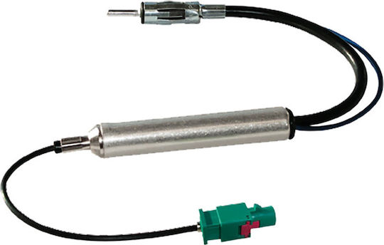 Phonocar Autoantennenadapter mit Verstärker für Auto / Fiat / Auto / Jeep / Lancia / Opel / Peugeot / Renault / Sitz / Skoda / Intelligent / VW