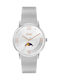 Jcou Cynthia Watch with Silver Metal Bracelet