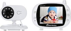 Wireless Baby Monitor K32 with Camera & Screen 3.5" with Lullabies