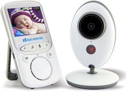 Ασύρματη Ενδοεπικοινωνία Μωρού Με Κάμερα & Ήχο με Νανουρίσματα & Μελωδίες 2.4" 2τμχ