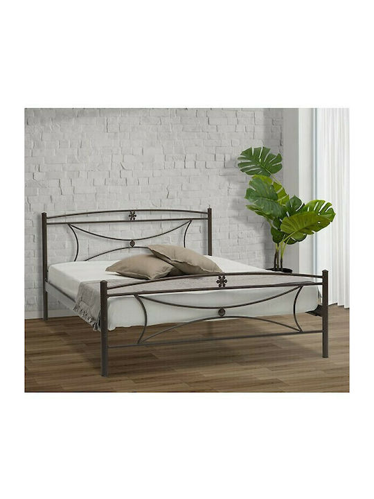 Margarita Bed Semi-Double Metal Copper for Matt...