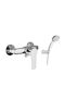 Ottone Meloda Vera Amestecare Baterie Dus Set complet Argint
