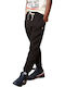 Visconti Sweatpants with Elastic Black