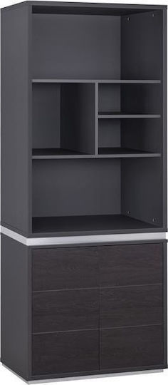 Стояща на пода Офис Дървена Rosewood С ключалка Венге 81.5x40x200см Стояща на пода Офис Дървена Rosewood С ключалка Венге 81.5x40x200см
