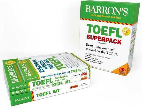 Barron's Toefl Ibt Superpack, 4 Books + Practice Tests + Audio Online