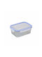 Venus Lunch Box Glass Μπλε Suitable for for Lid for Microwave Oven 850ml 1pcs