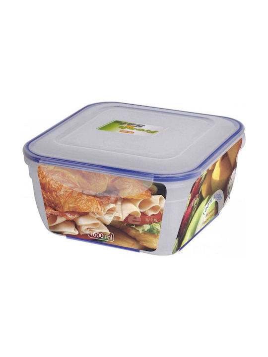 Venus Lunch Box Plastic Μπλε Suitable for for Lid for Microwave Oven 2500ml 1pcs