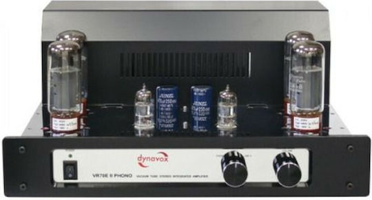 Dynavox VR-70E II Phono Tube Tube Integrated Hi-Fi Amplifier Stereo 206133 Black