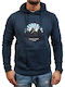 Emerson Herren Sweatshirt mit Kapuze und Taschen Midnight Indigo