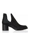 Sante Women's Ankle Boots with Medium Heel Black