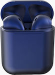 inPods 12 Earbud Bluetooth Handsfree Ακουστικά με Αντοχή στον Ιδρώτα και Θήκη Φόρτισης Metallic Blue