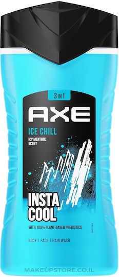 Axe Ice Chill Αφρόλουτρο σε Gel για Άνδρες με Γλυκερίνη & Άρωμα Μέντα 400ml