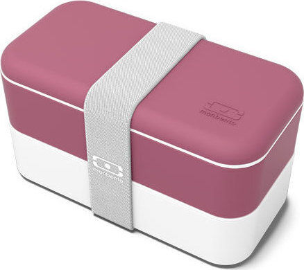 Monbento Оригинален Пластмасов Розово/Бяло 1л Monbento Оригинален Пластмасов Розово/Бяло 1л