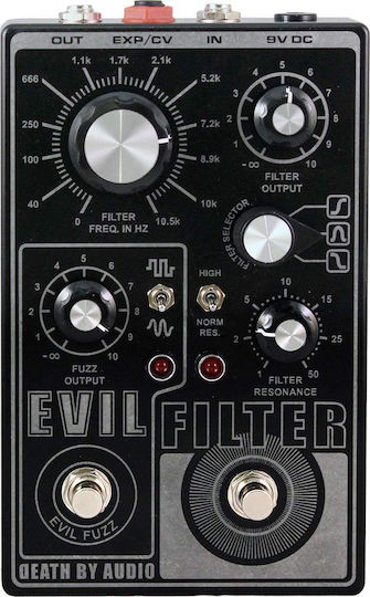 Death By Audio Evil Filter 720260152300 Педал Ефект Fuzz Електрическа китара