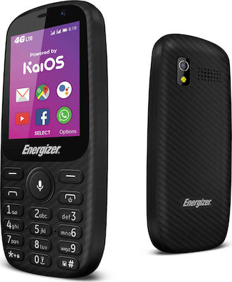 Energizer Energy E241S Dual SIM (4GB) Mobile Phone with Buttons Black