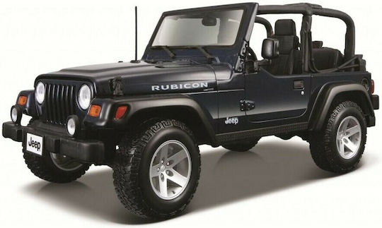 Maisto Jeep Wrangler Rubicon Αυτοκινητάκι Black 1:18 για 3+ Ετών