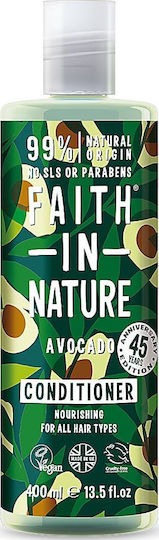 Faith in Nature Avocado Conditioner Reconstruction/Nourishment for All Hair Types 400ml