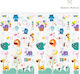 Marcus & Marcus Χαλάκι Δραστηριοτήτων ABC Playmat Λευκό για Νεογέννητα (MxΠ) 200x150cm