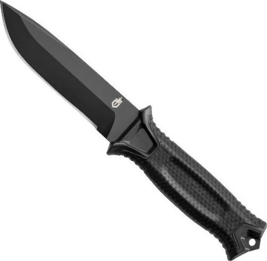 Gerber Strongarm Serrated Μαχαίρι Επιβίωσης Μαύρο σε Θήκη