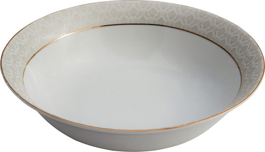 Oriana Ferelli Ice Cream Serving Bowl Round made of Porcelain White with Diameter 14cm
