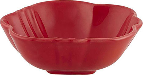 Bordallo Pinheiro Tomato Serving Bowl Round Ceramic Red with Diameter 12.5cm