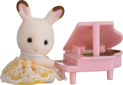 Epoch Toys Miniature Toy Rabbit with Piano Sylvanian Families for 3+ Years