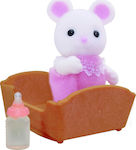 Epoch Toys Miniatur-Spielzeug White Mouse Baby Sylvanianische Familien für 3+ Jahre (Verschiedene Designs/Sortimente von Designs) 1 Stk