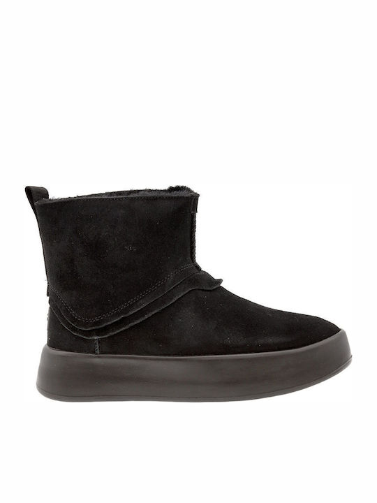 Classic Boom Suede Γυναικεία Μποτάκια Μαύρα