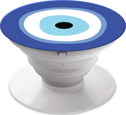 Pop Socket Κινητού Evil Eye Μπλε